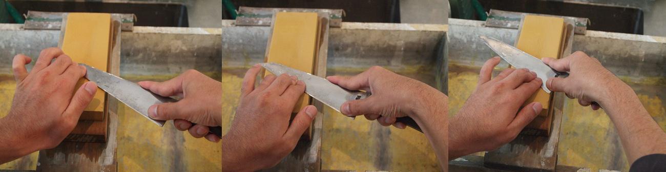 sharpening kitchen knife