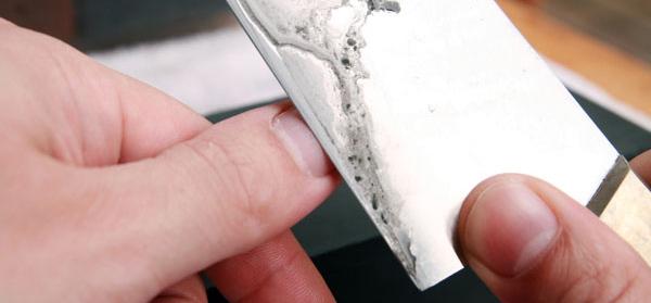 sharpening kitchen knife