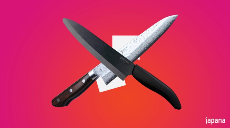 ceramic knife vs steel knife japanese