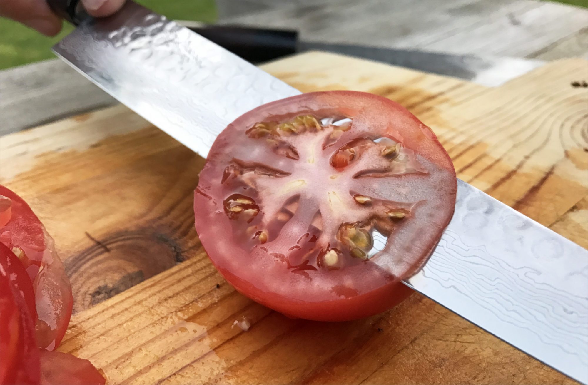 how to test sharpness knife