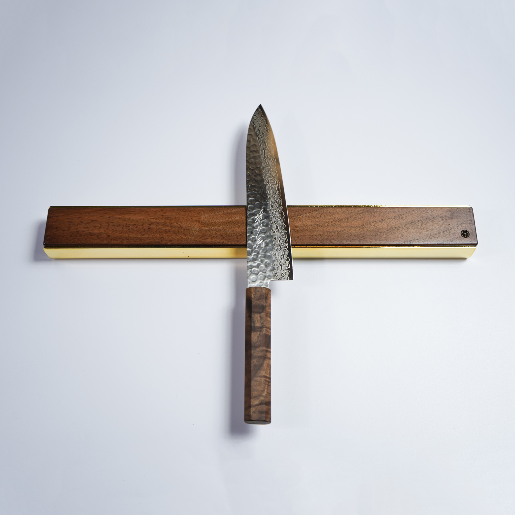 Wall Mounted Magnetic Wood Knife Rack Kitchen Premium