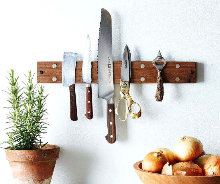 wooden magnetic rack buy best place to hang it