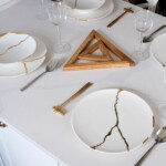 dinner plates kintsugi oishya
