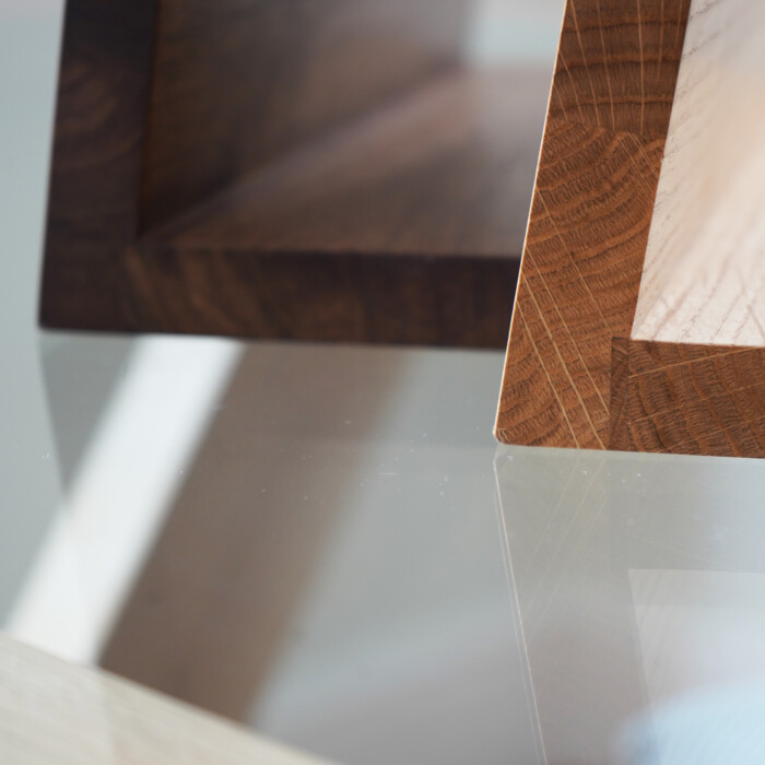 Massivholz Magnetischer Messerständer Block Eiche Nussbaum