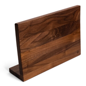 magnetischer messerständer aus amerikanischem nussbaum