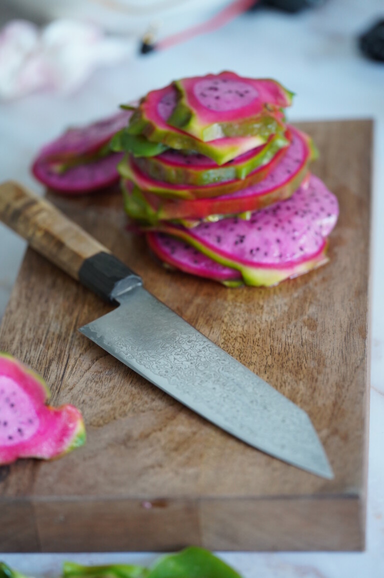seki kyuba sg2/r2 kiritsuke 180mm oishya dragon fruit