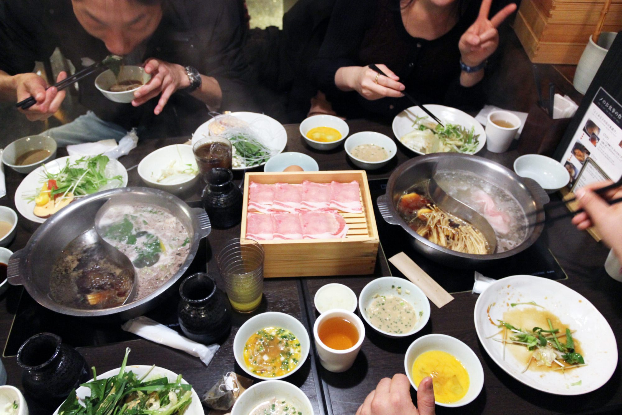 sukijaki shabu shabu japanese food