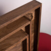 Signature Wooden Tray- Walnut trays three walnut wooden coffee trays corners
