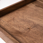 Signature Wooden Tray- Walnut handcrafted handcrafted wooden tray