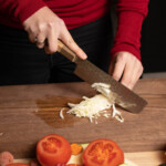 sakai kyuba braun nakiri premium japanisches messer