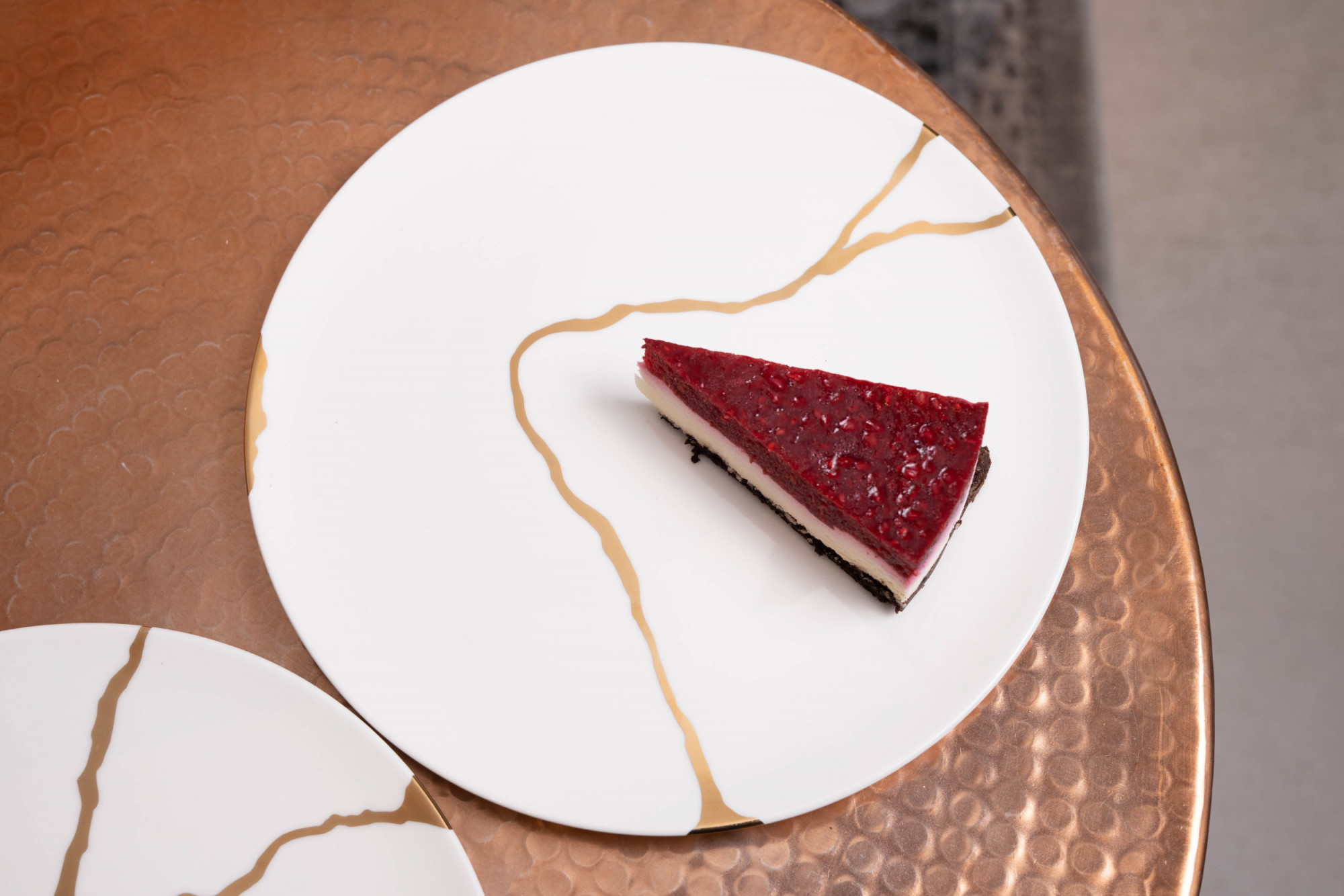 kintsugi teller porzellan feinstes knochenporzellan china japanische motive premium mit kuchenstück