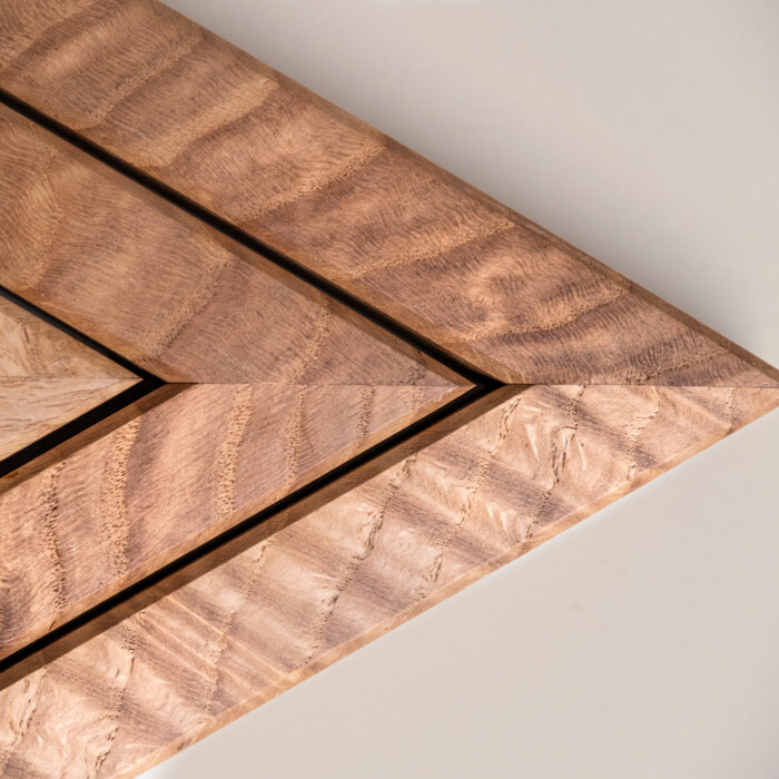 Wooden Triple Trivet Stand - Oak