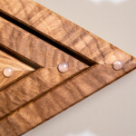 Wooden Triple Trivet Stand - Oak