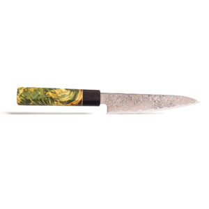 Seki Kyuba NIJI Petty 15cm Olive Green