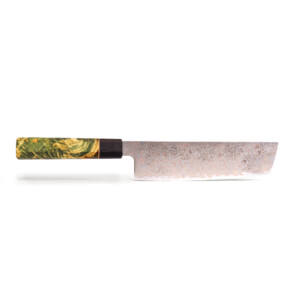 Seki Kyuba NIJI Nakiri 18cm Olive Green