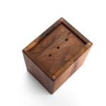 Utensilienhalter aus Nussbaumholz 2 Utensilienhalter aus Walnussholz oishya