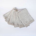 Küchenwäsche 6er-Set Geschirrtücher - Natur, Fächeraufstrich