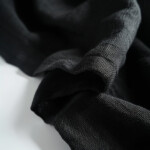 Leinen Tischdecke Stonewashed - Off Black - Groß Großansicht