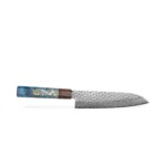 Sakai Kyuba Oishya Santoku Kochmesser - mediterran blau
