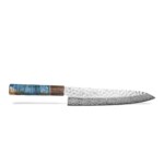 Sakai Kyuba Oishya Santoku Kochmesser - mediterran blau