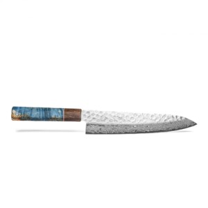 Sakai Kyuba Oishya Santoku Kochmesser - mediterran blau