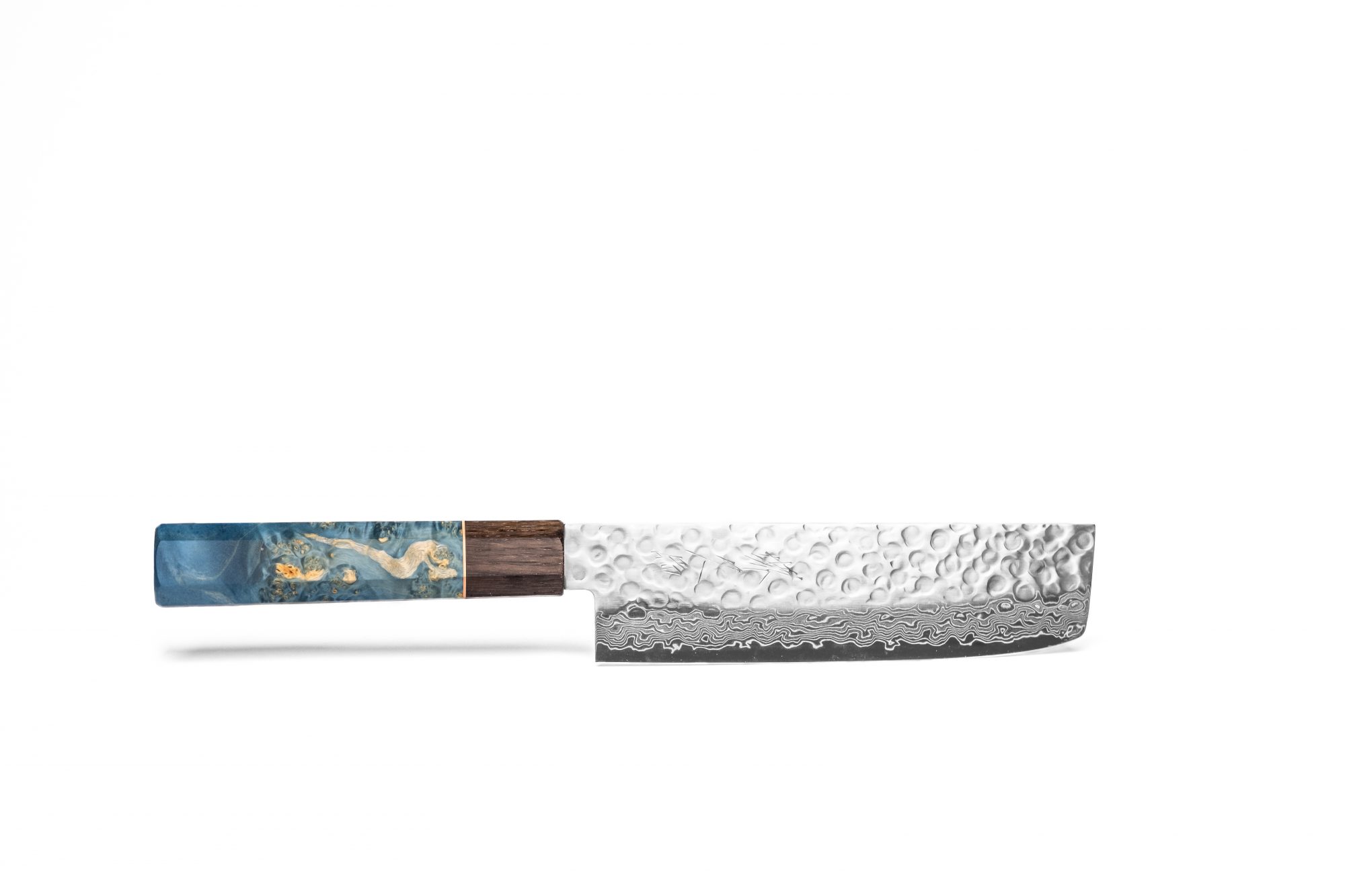 Sakai Kyuba Oishya Nakiri Veggie Knife – Mediterranean Blue