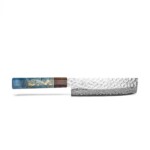 Sakai Kyuba Oishya Nakiri Gemüsemesser - Mittelmeer Blau