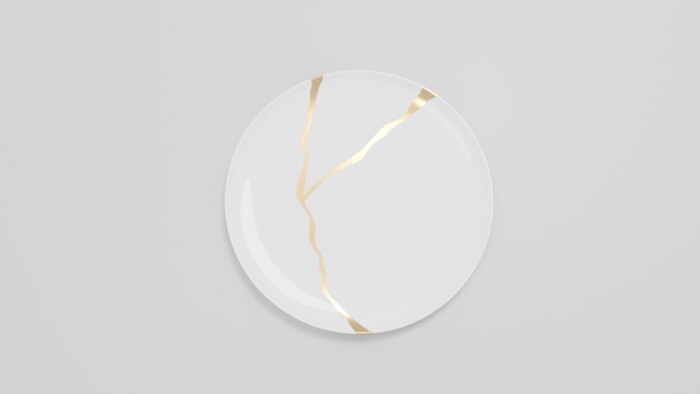 Kintsugi Small Plates- Plate 6