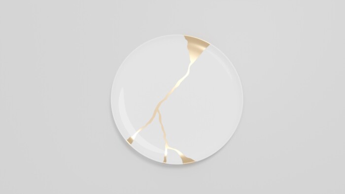 Kintsugi Small Plates- Plate 5