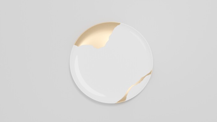 Kintsugi Small Plates- Plate 4