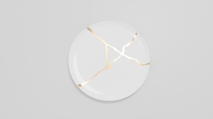 Kintsugi Small Plates- Plate 3