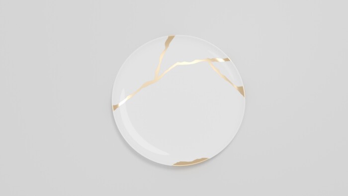 Kintsugi Small Plates- Plate 2