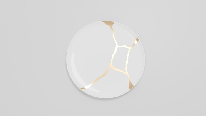 Kintsugi Small Plates- Plate 1