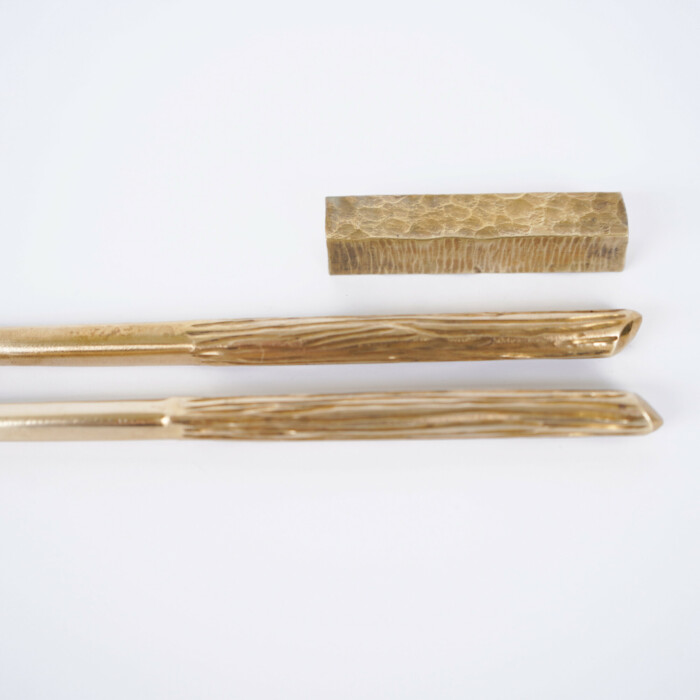 Signature Brass Chopsticks Inc. Rest - decorative end