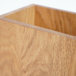 Küchenutensilienhalter aus Holz in Eiche Küchenutensilienhalter aus Holz in Eiche