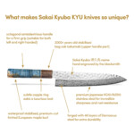 was das Sakai Kyuba KYU-Messer enthält