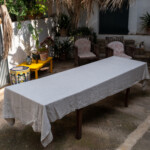 Stonewashed Linen Tablecloth – Natural Beige