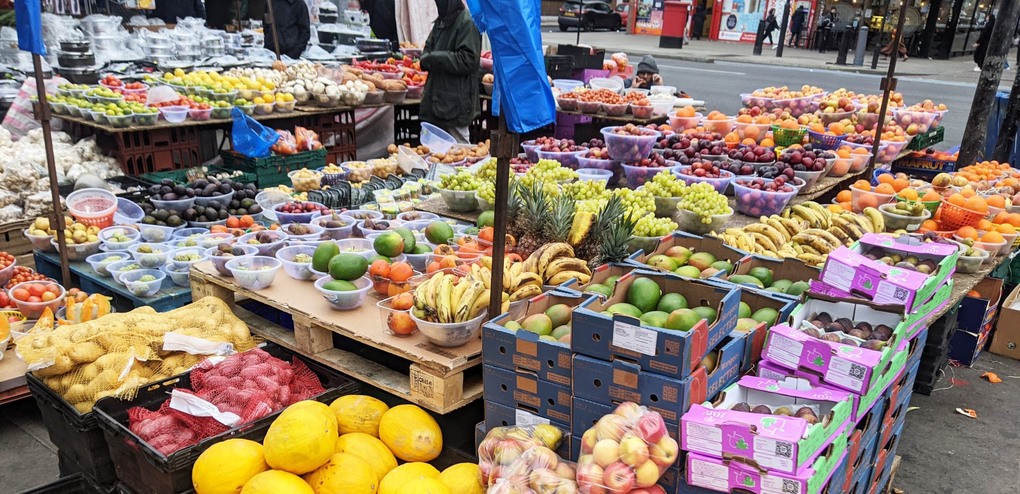 vegetables london market food hall