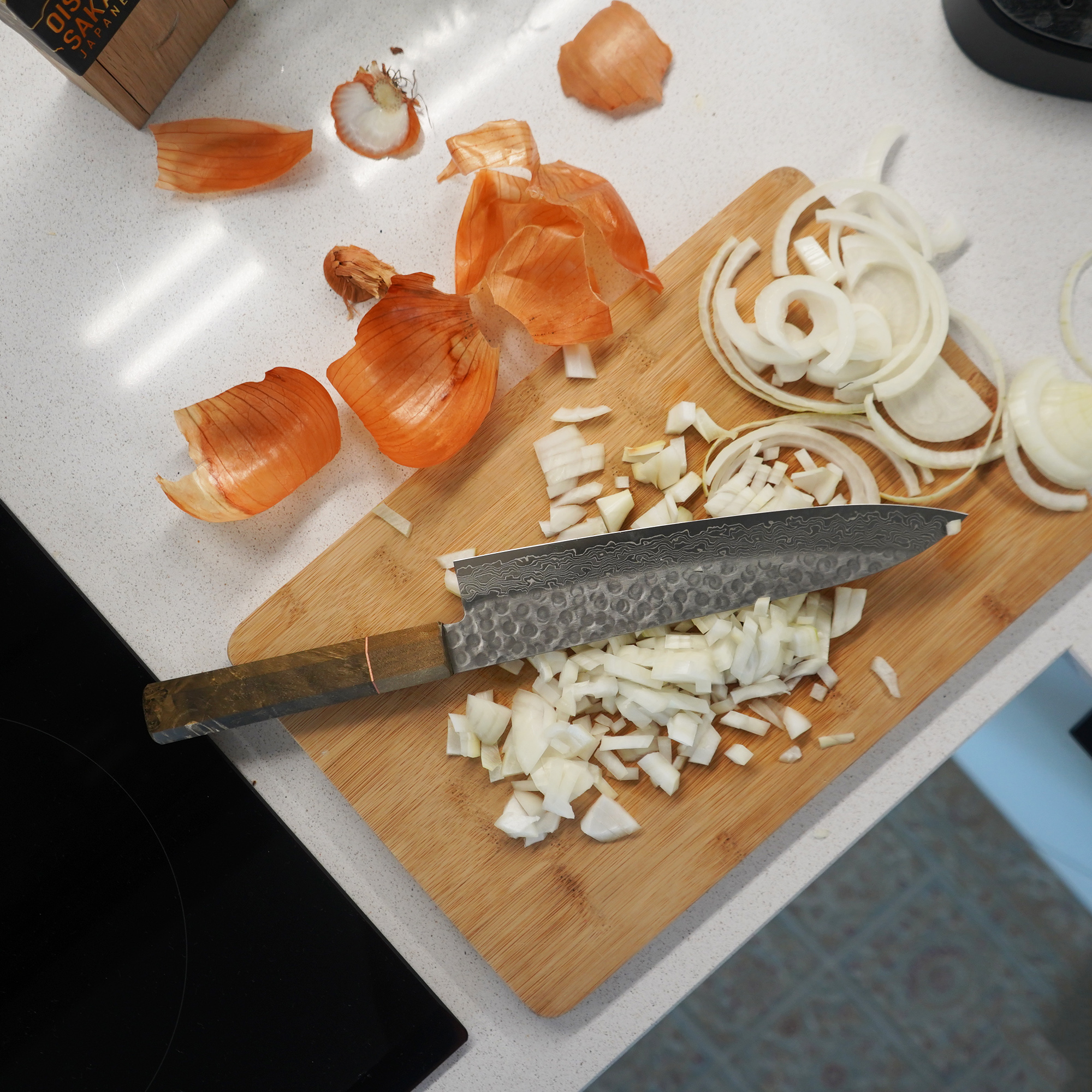 Sakai Kyuba Gyuto Chef's knife in Natural Brown