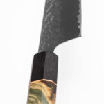 seki kyuba kata santoku klinge nahaufnahme