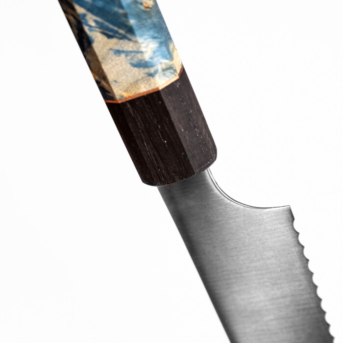 seki kyuba pan bread knife blue