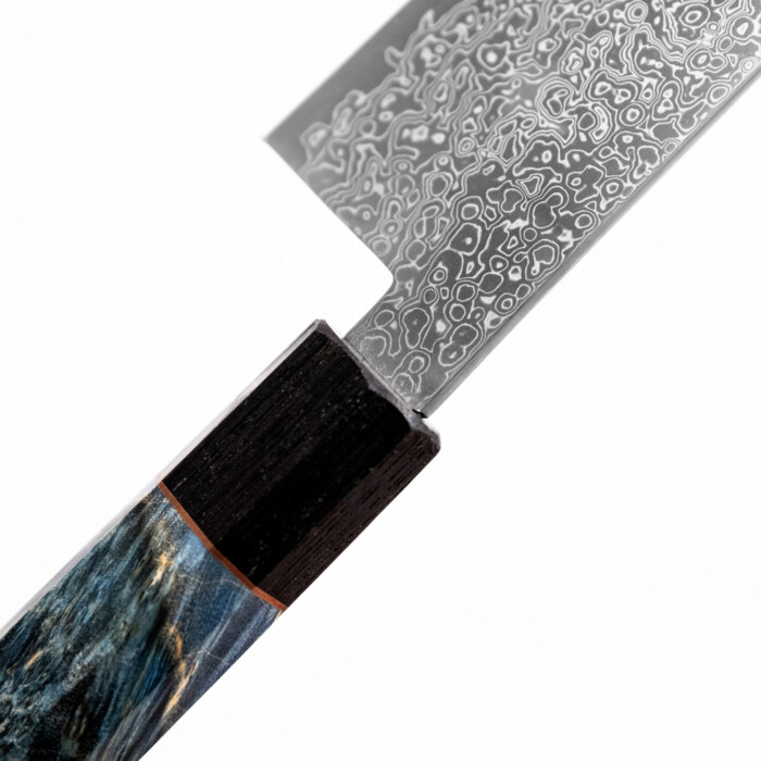 Seki Kyuba SHIN Santoku closeup 3