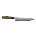 seki kyuba shin gyuto 21cm chefs knife olive green seki kyuba shin gyuto 21cm chefs knife olive green