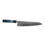 seki kyuba shin gyuto 24cm chefs knife olive green