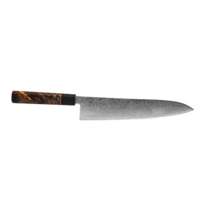 seki kyuba shin gyuto 24cm chefs knife olive green
