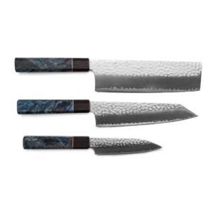 seki kyuba kata bunka nakiri petty messer set mediterran blau