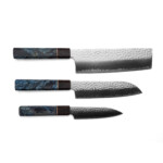 seki kyuba kata santoku nakiri petty messer set mediterran blau