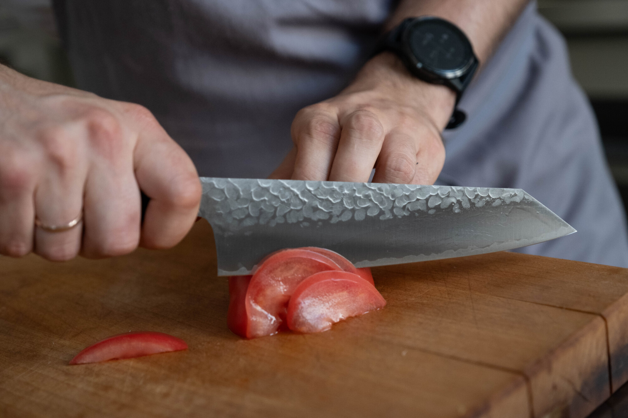 Seki Kyuba KATA Chef’s Knife Bunka 18cm – Mediterranean Blue