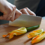 Seki Kyuba KATA Gemüsemesser Nakiri 18cm - mediterran blau