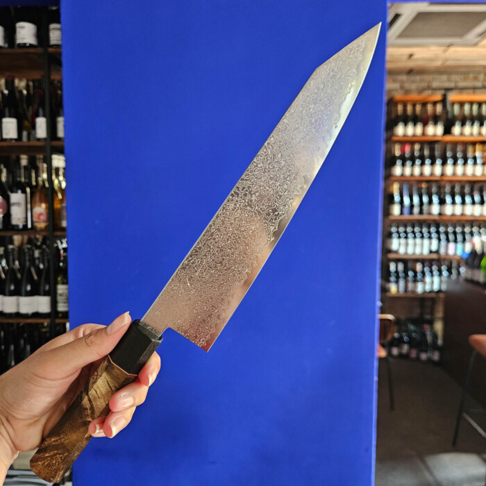 Seki Kyuba SHIN Japanese Kitchen Knife Kiritsuke 21cm Natural Brown